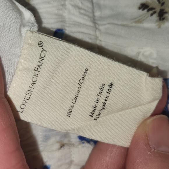 Loveshackfancy Becca Skirt in Brilliant Blue floral Sz P - Picture 9 of 14